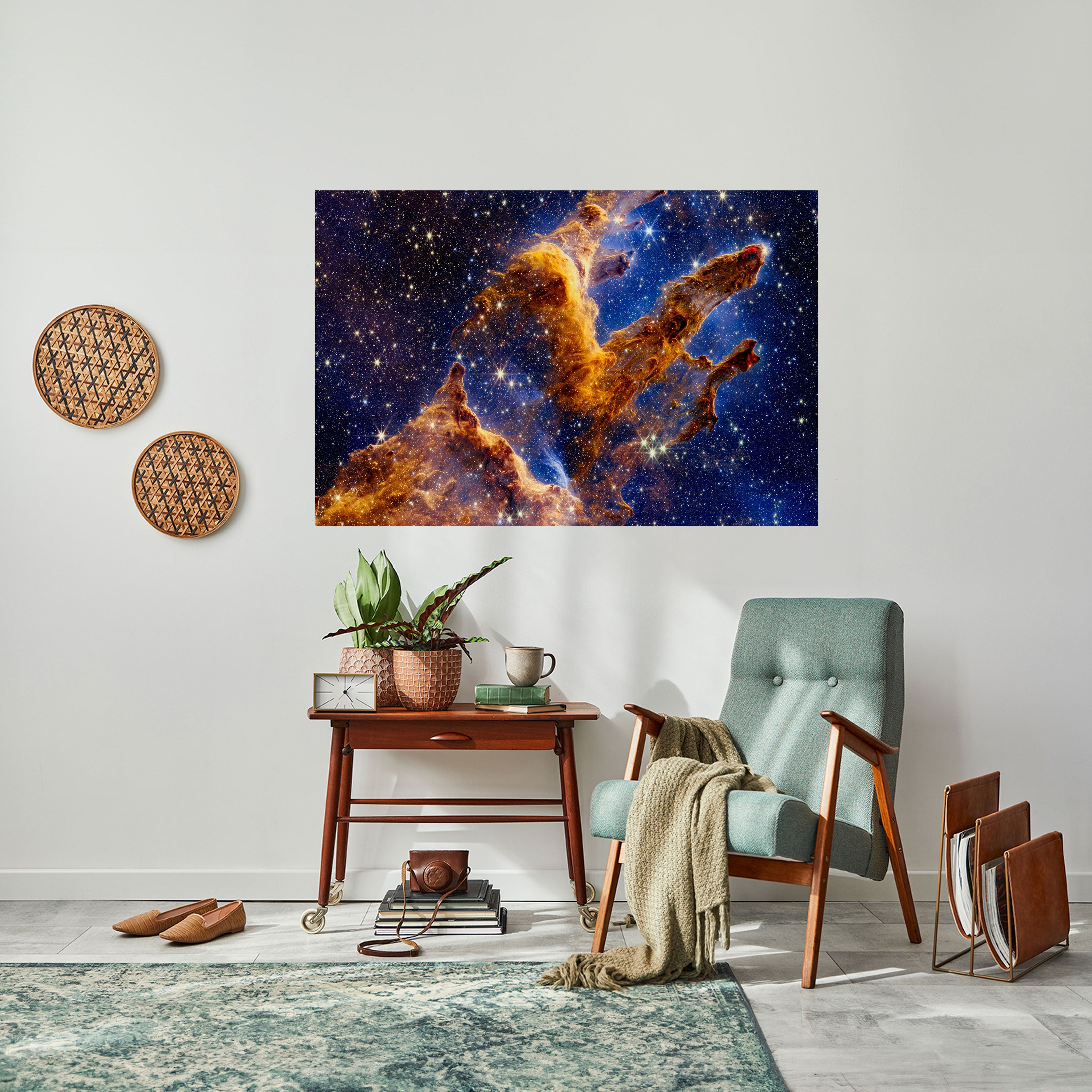 COSMIC DREAMSCAPE Horizontales Poster zum Abziehen und Aufkleben