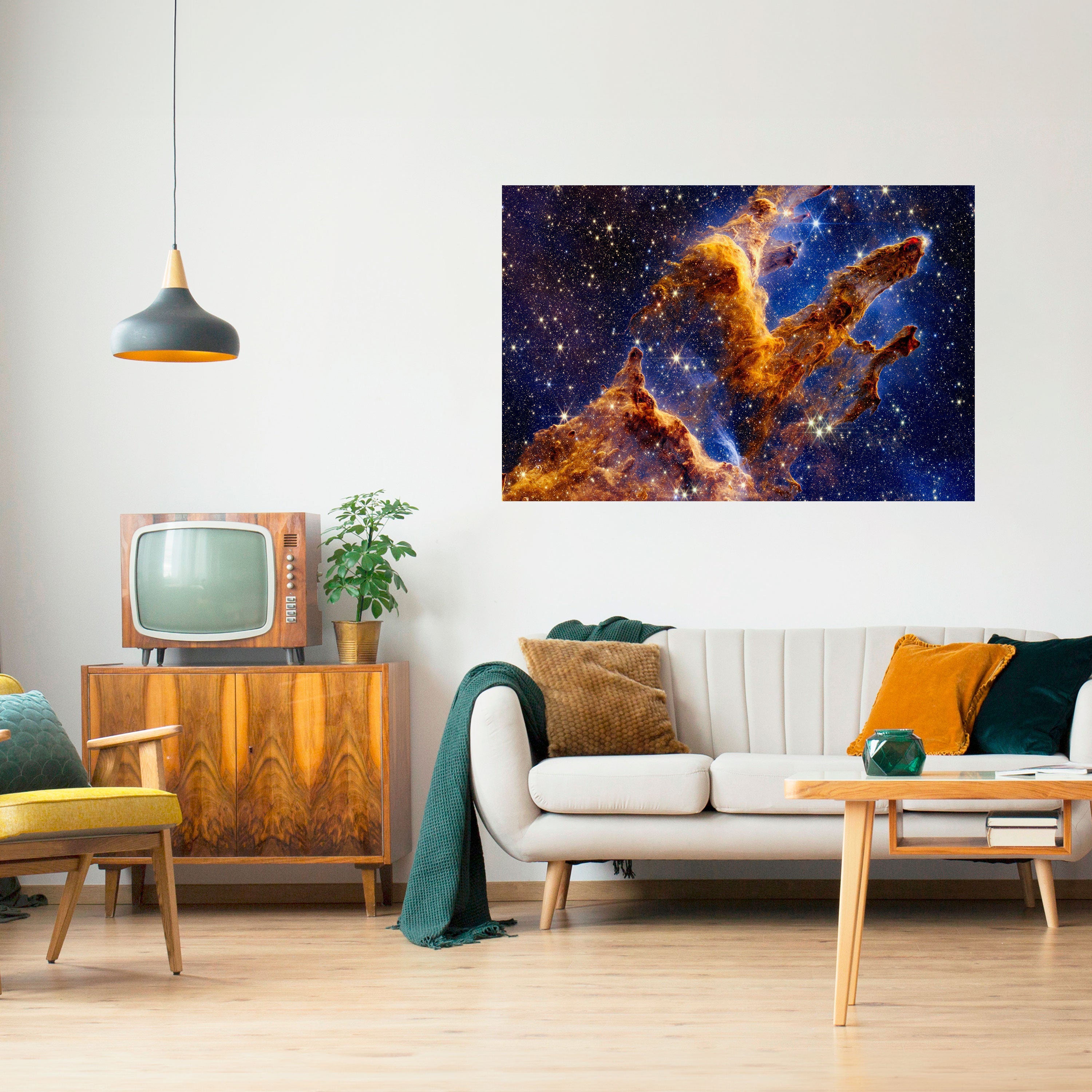 COSMIC DREAMSCAPE Horizontales Poster zum Abziehen und Aufkleben