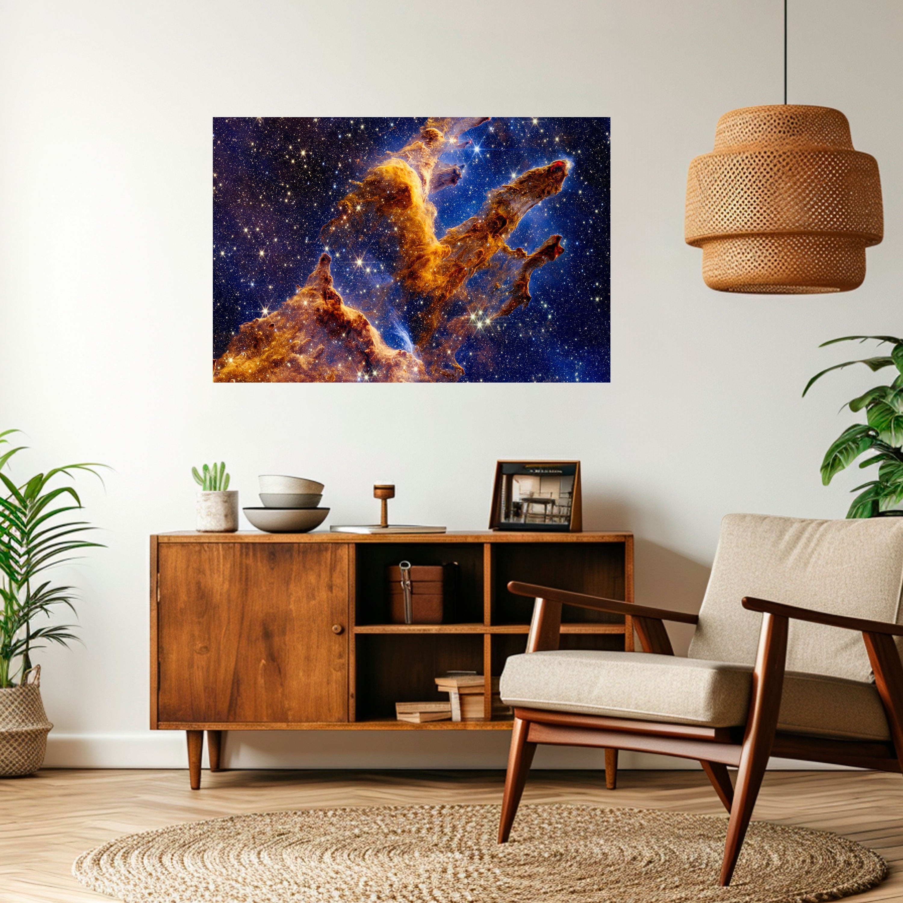COSMIC DREAMSCAPE Horizontales Poster zum Abziehen und Aufkleben