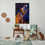 COSMIC DREAMSCAPE Selbstklebendes Poster - Hochformat