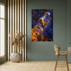 COSMIC DREAMSCAPE Selbstklebendes Poster - Hochformat