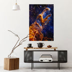 COSMIC DREAMSCAPE Selbstklebendes Poster - Hochformat
