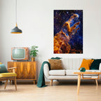 COSMIC DREAMSCAPE Selbstklebendes Poster - Hochformat