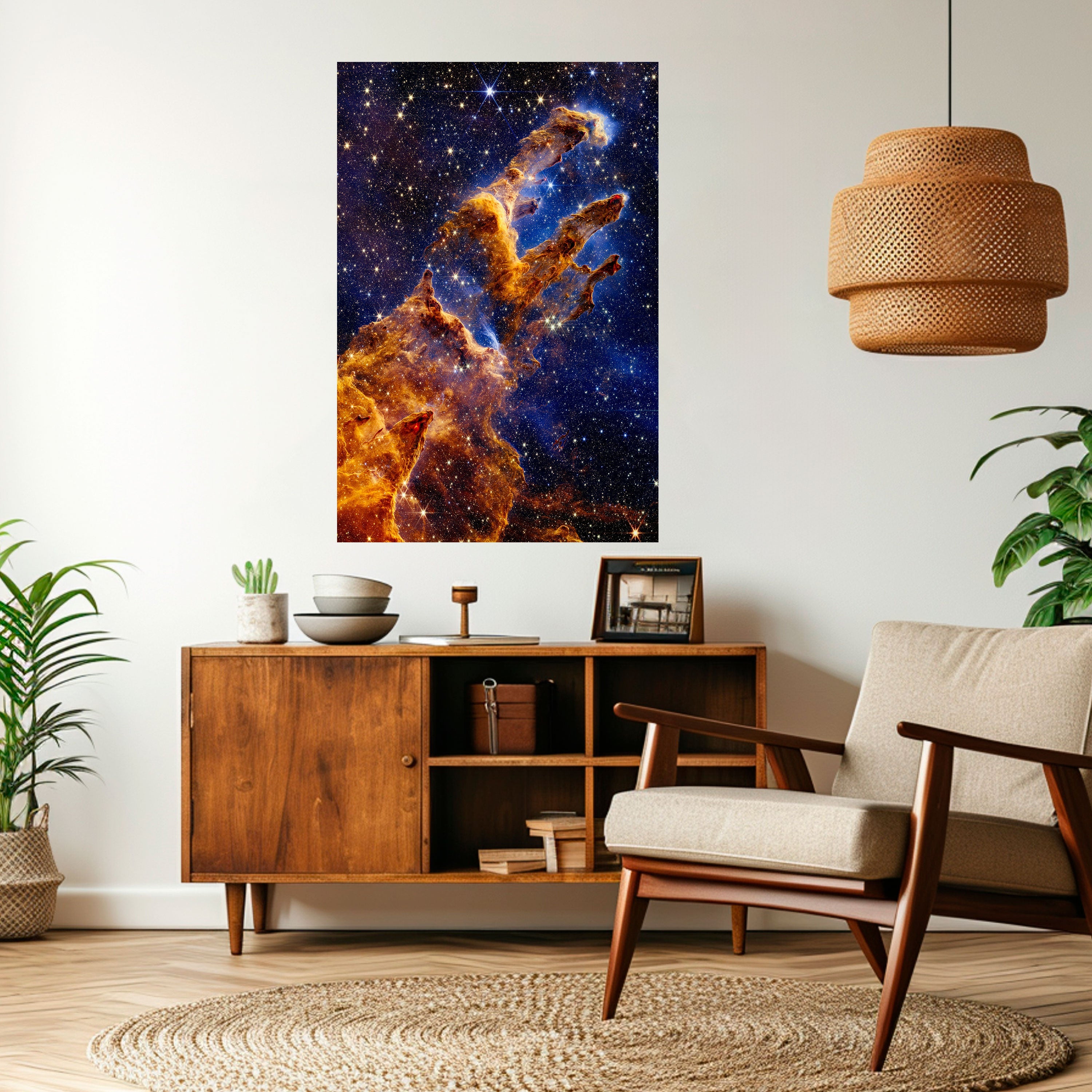 COSMIC DREAMSCAPE Vertikales Poster zum Abziehen und Aufkleben