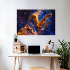 COSMIC DREAMSCAPE Selbstklebendes Horizontal-Poster