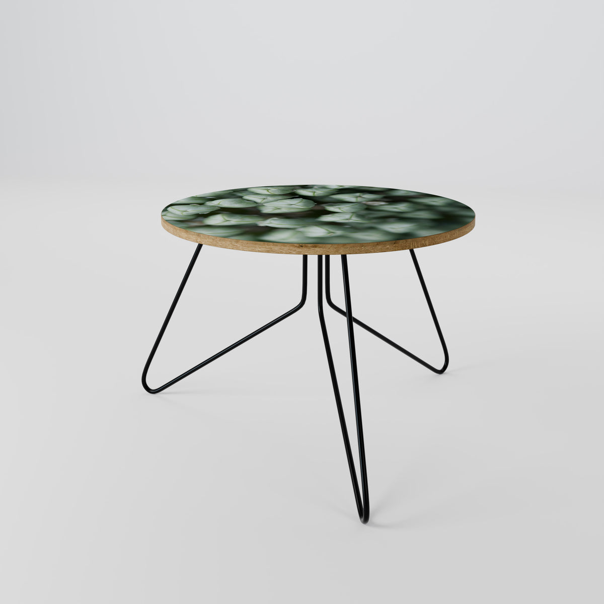 TEXTURED GREEN TIDBITS Couchtisch