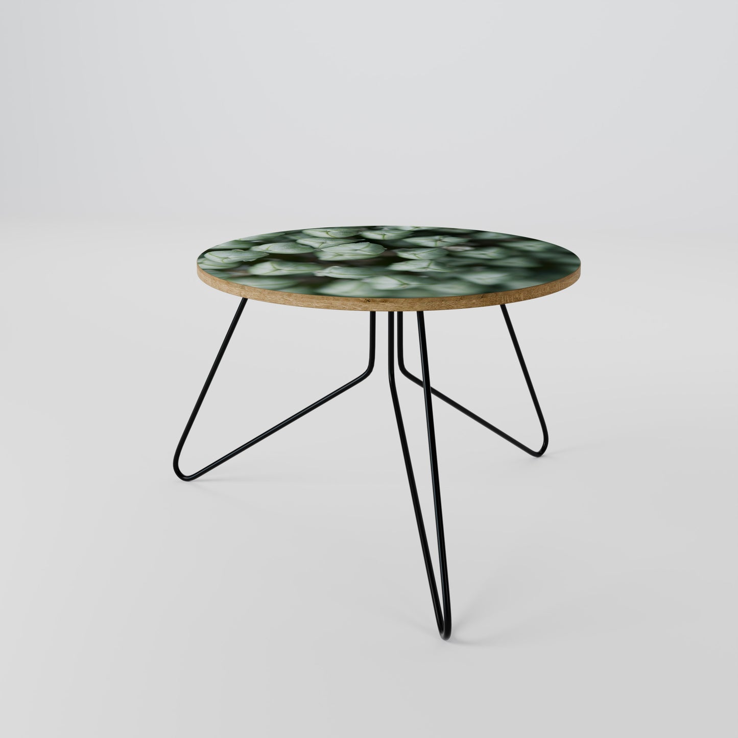 TEXTURED GREEN TIDBITS Couchtisch