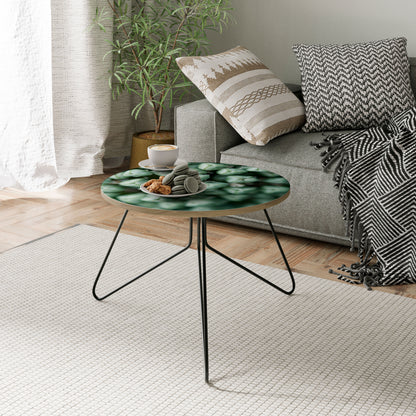 TEXTURED GREEN TIDBITS Couchtisch
