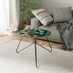 TEXTURED GREEN TIDBITS Coffee Table 60