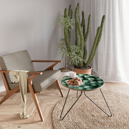 TEXTURED GREEN TIDBITS Couchtisch