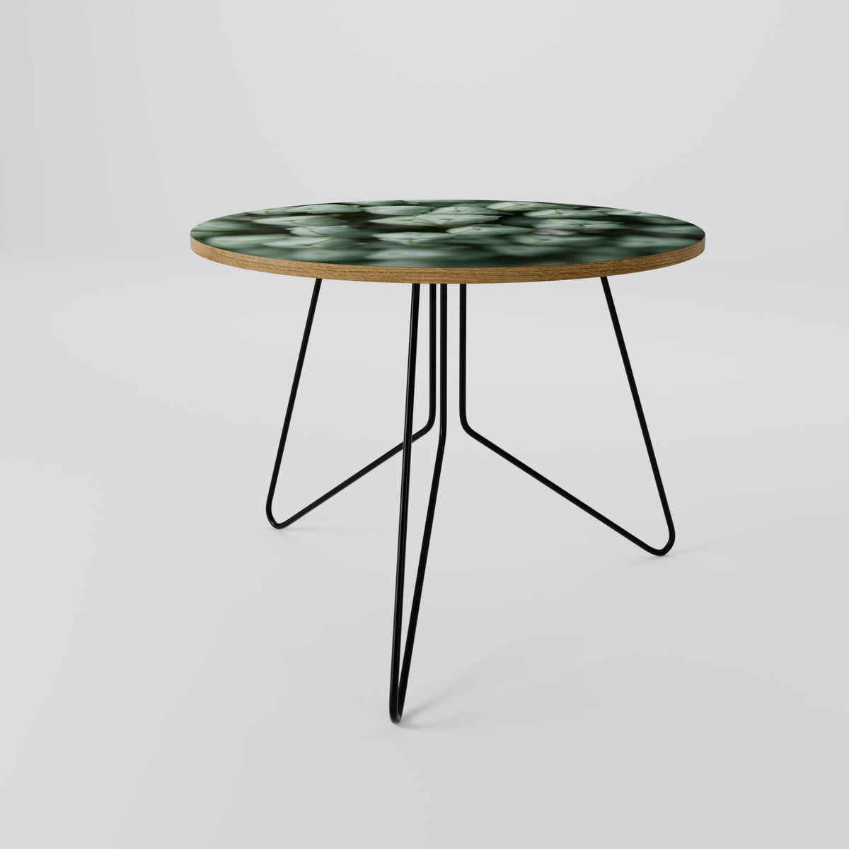 TEXTURED GREEN TIDBITS Couchtisch