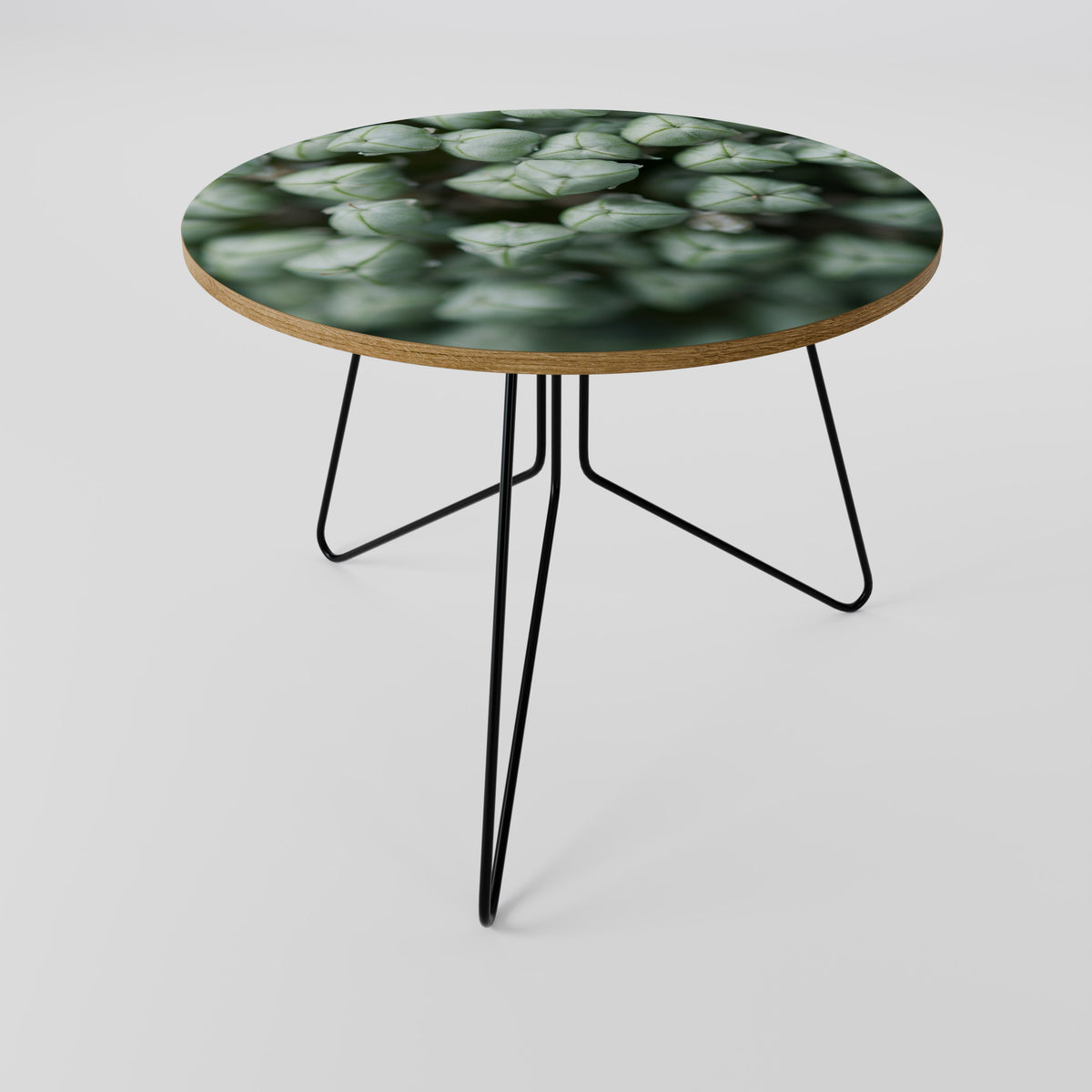 TEXTURED GREEN TIDBITS Couchtisch