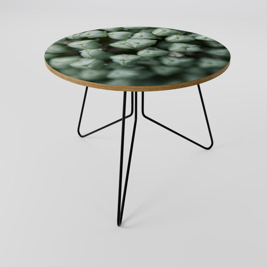 TEXTURED GREEN TIDBITS Couchtisch