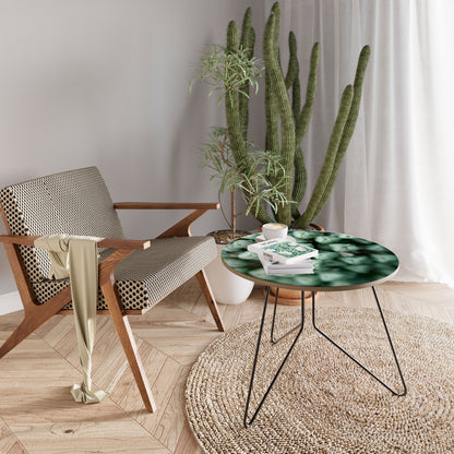 TEXTURED GREEN TIDBITS Couchtisch