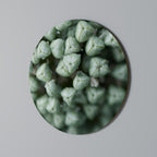 TEXTURED GREEN TIDBITS Runde Wanddekoration Ø 69 cm