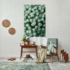 TEXTURED GREEN TIDBITS Selbstklebendes Poster - Hochformat