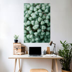 TEXTURED GREEN TIDBITS Selbstklebendes Poster - Hochformat