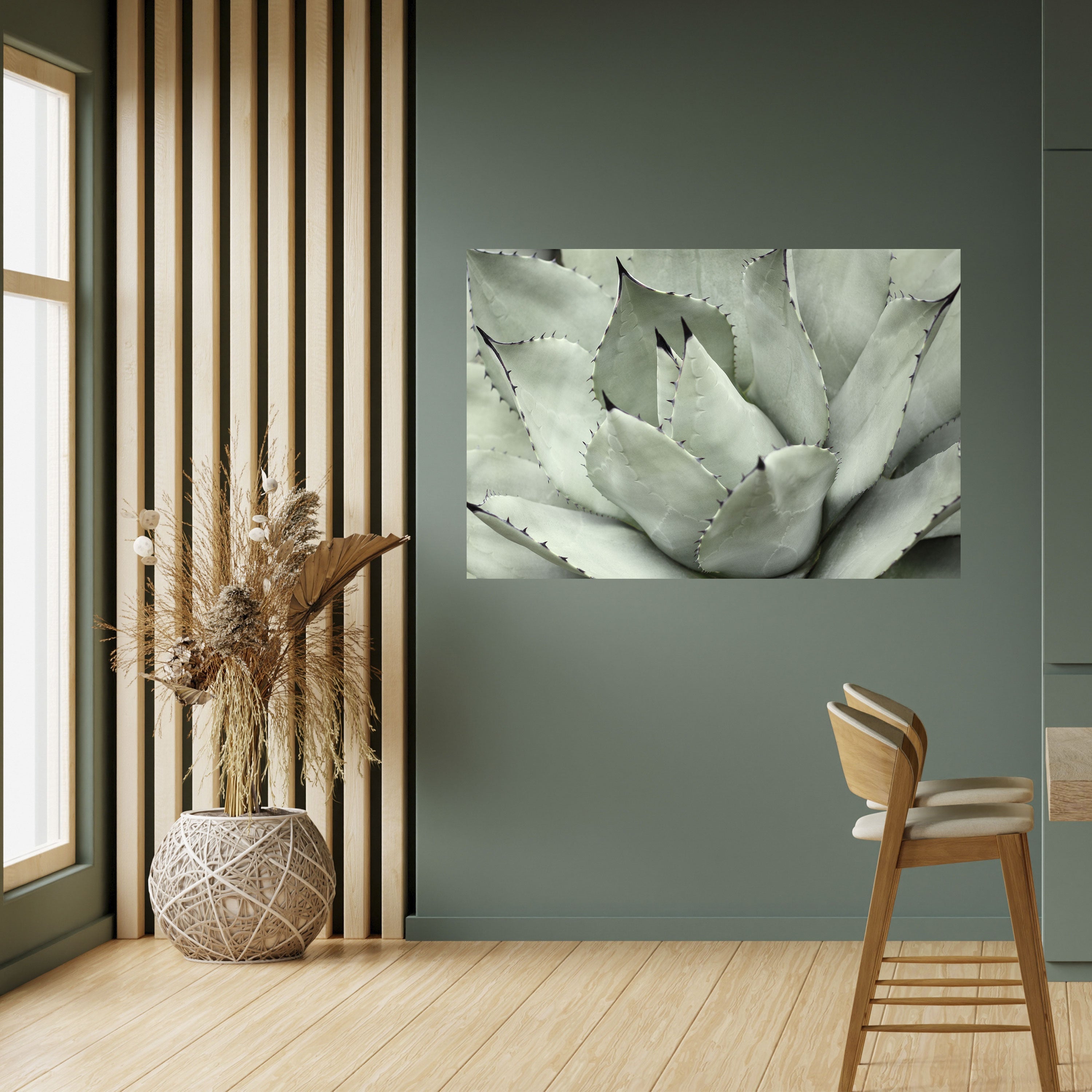 MYSTICAL SUCCULENT DREAM Horizontales Poster zum Abziehen und Aufkleben