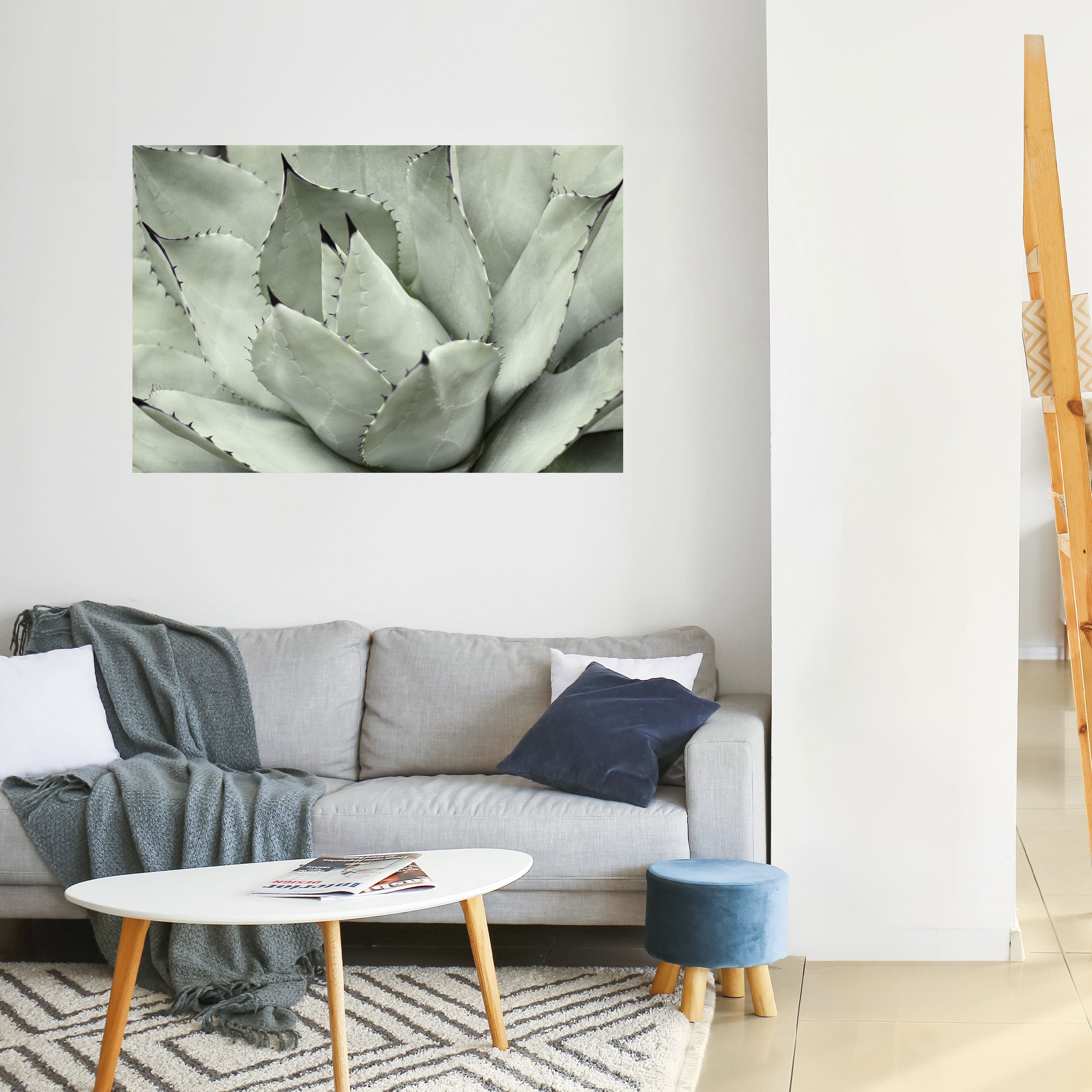 MYSTICAL SUCCULENT DREAM Horizontales Poster zum Abziehen und Aufkleben