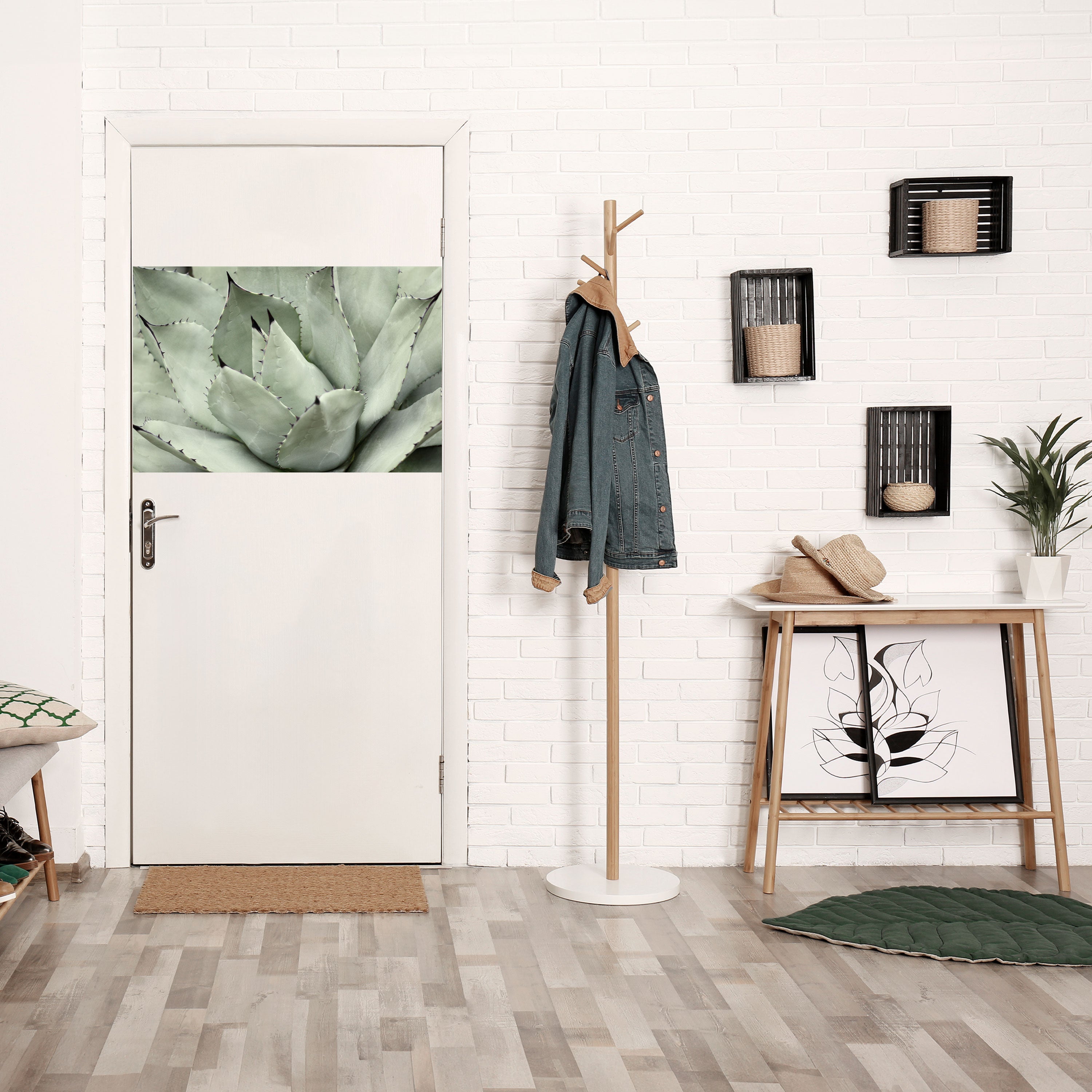 MYSTICAL SUCCULENT DREAM Horizontales Poster zum Abziehen und Aufkleben