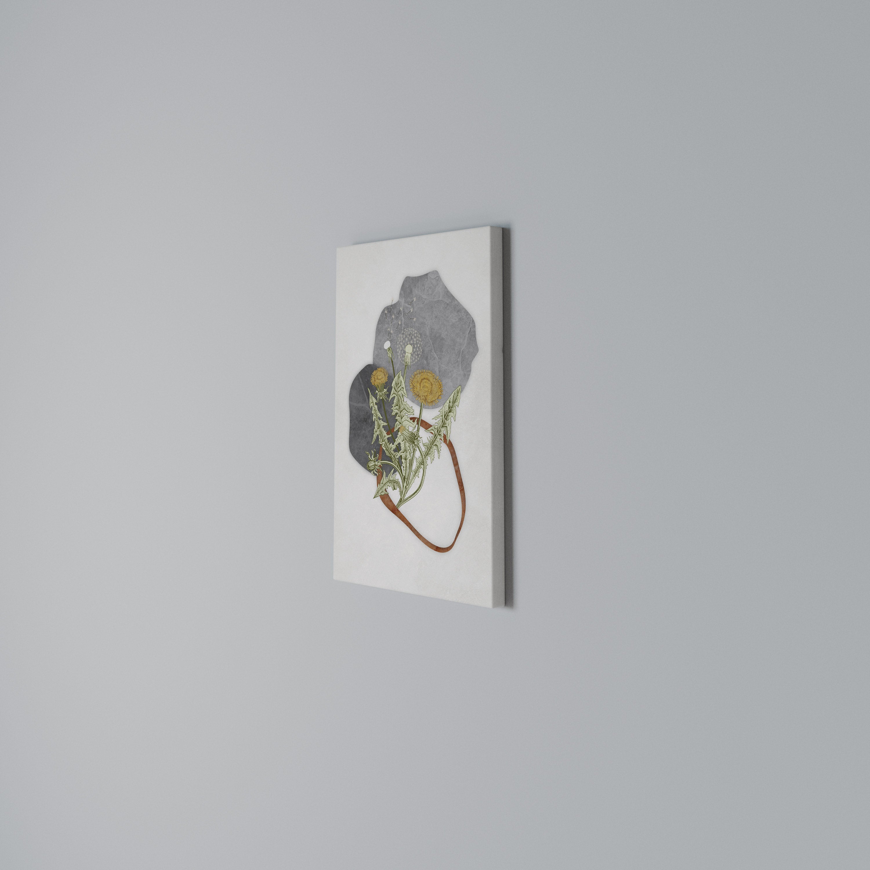 DANDELION RING Vertical Canvas Print