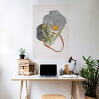 DANDELION RING Selbstklebendes Poster - Hochformat