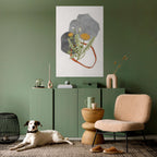 DANDELION RING Selbstklebendes Poster - Hochformat