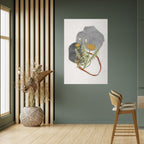 DANDELION RING Selbstklebendes Poster - Hochformat