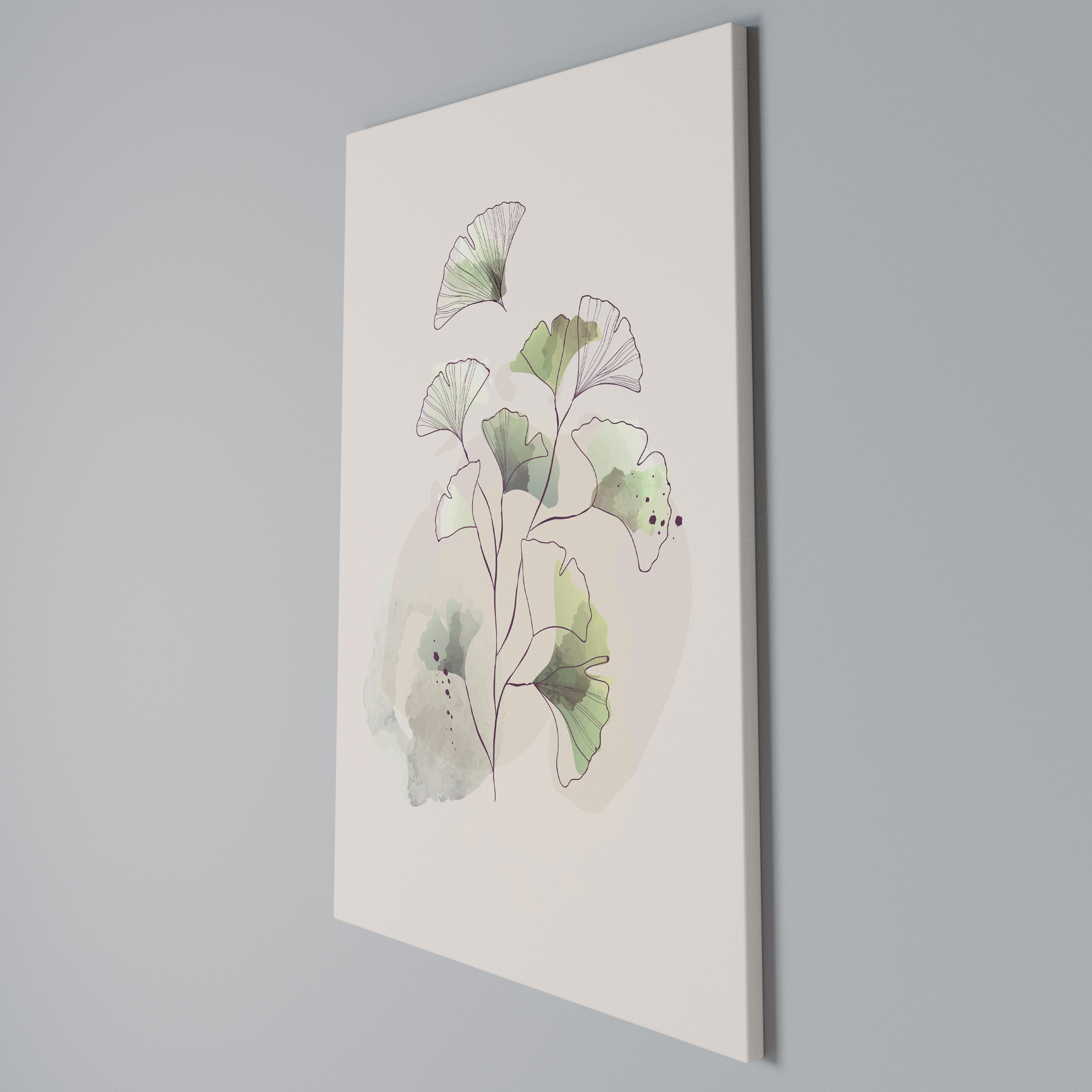 FOLIAGE REVERIE Vertical Canvas Print