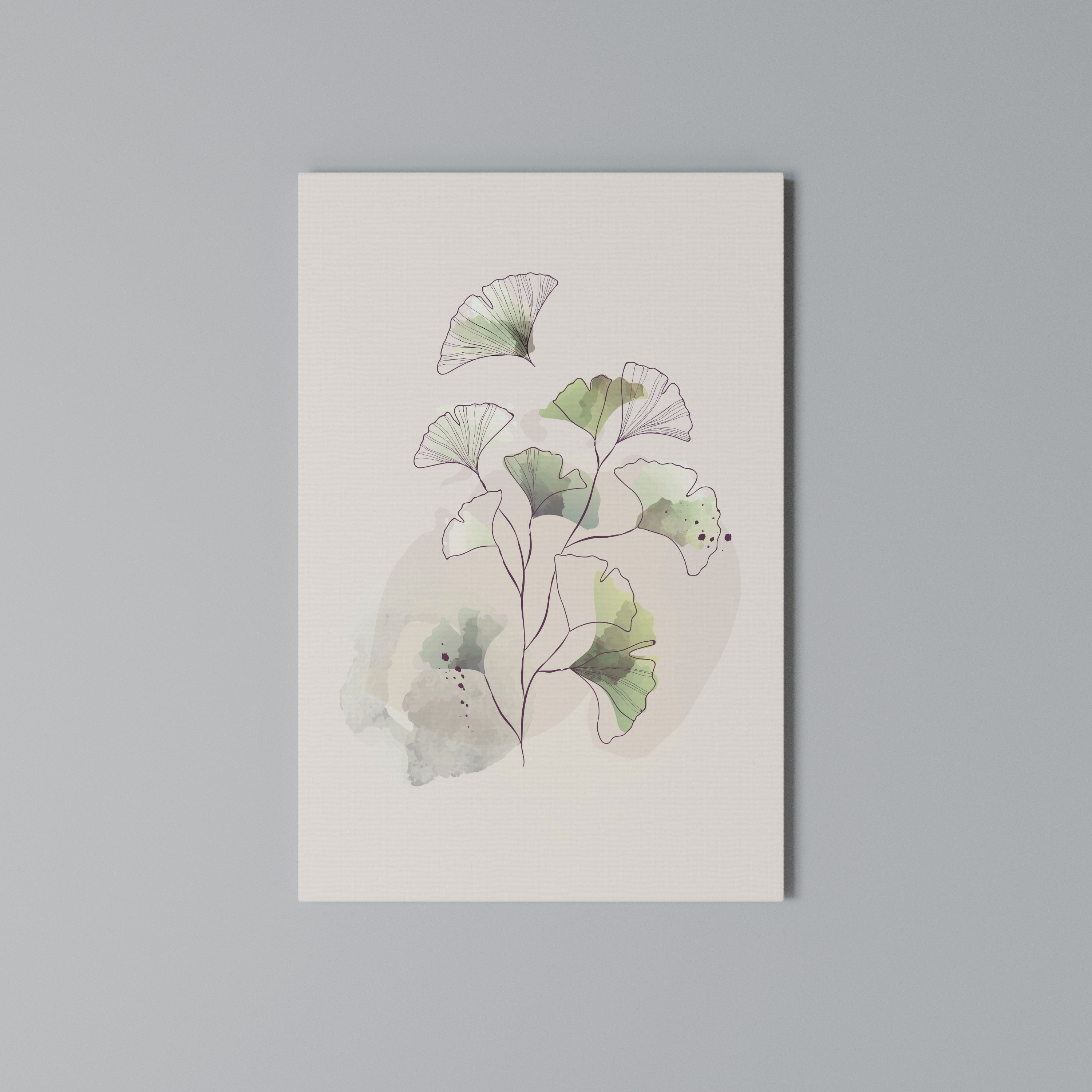 FOLIAGE REVERIE Vertical Canvas Print