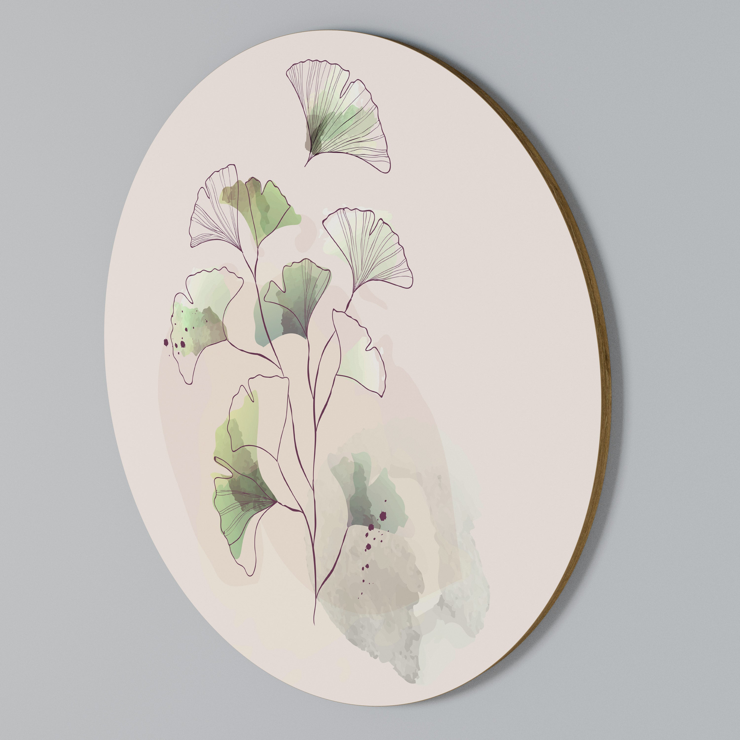 FOLIAGE REVERIE Round Wall Art