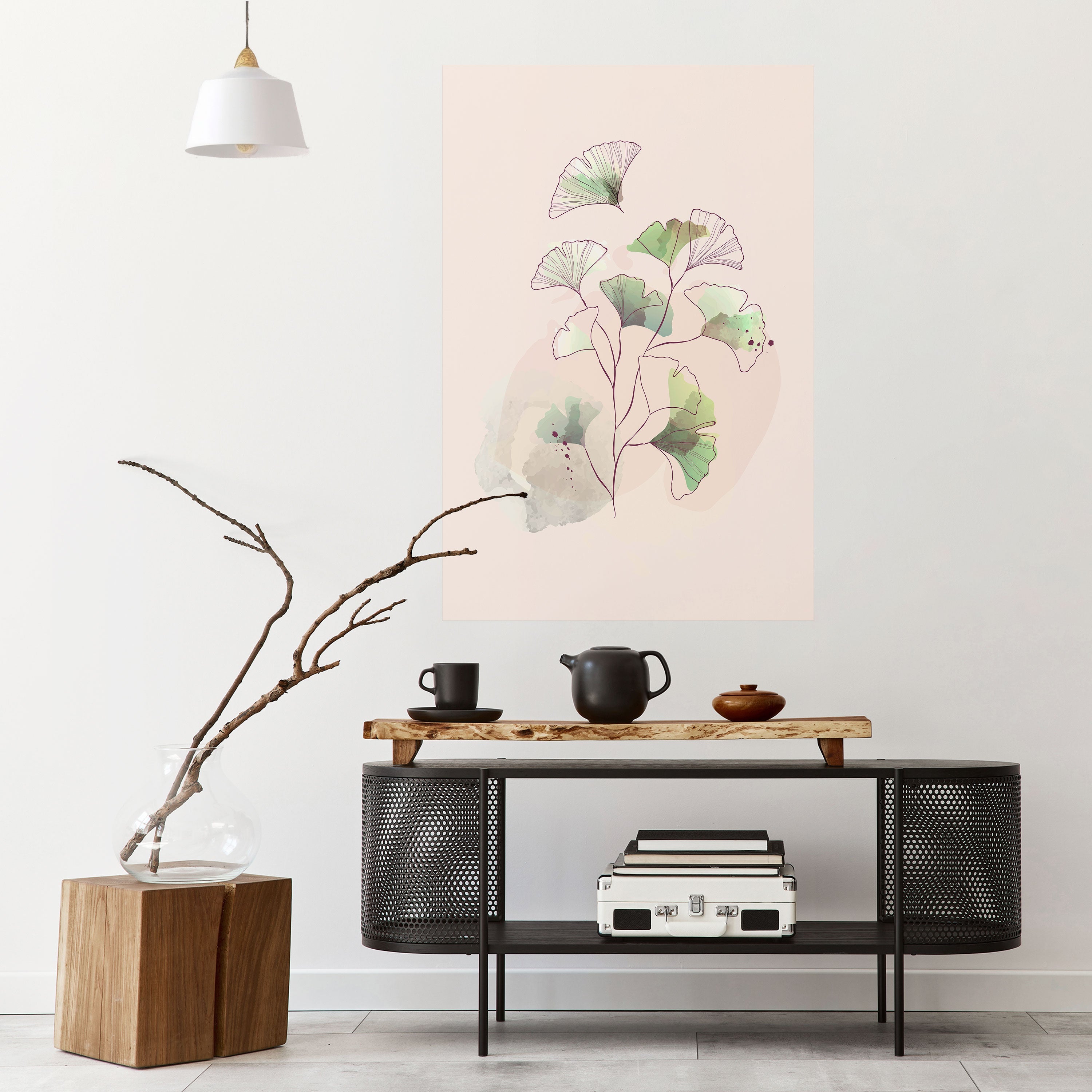 FOLIAGE REVERIE Vertikales Poster zum Abziehen und Aufkleben
