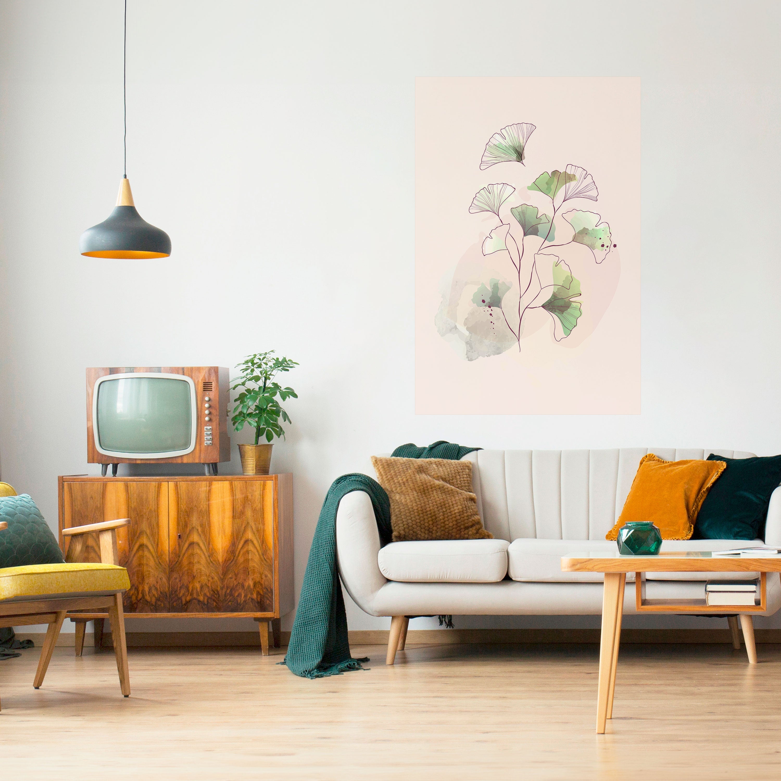 FOLIAGE REVERIE Vertikales Poster zum Abziehen und Aufkleben