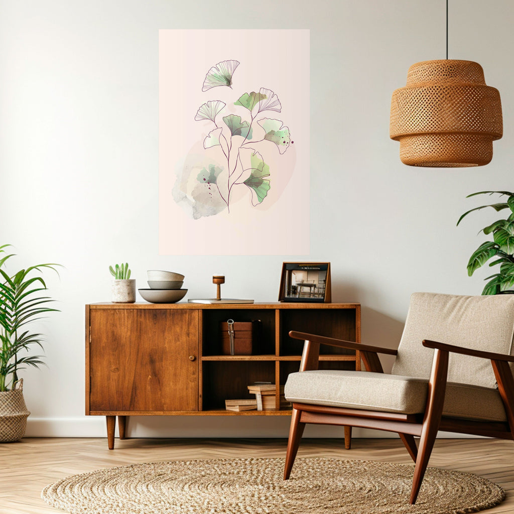 FOLIAGE REVERIE Vertikales Poster zum Abziehen und Aufkleben