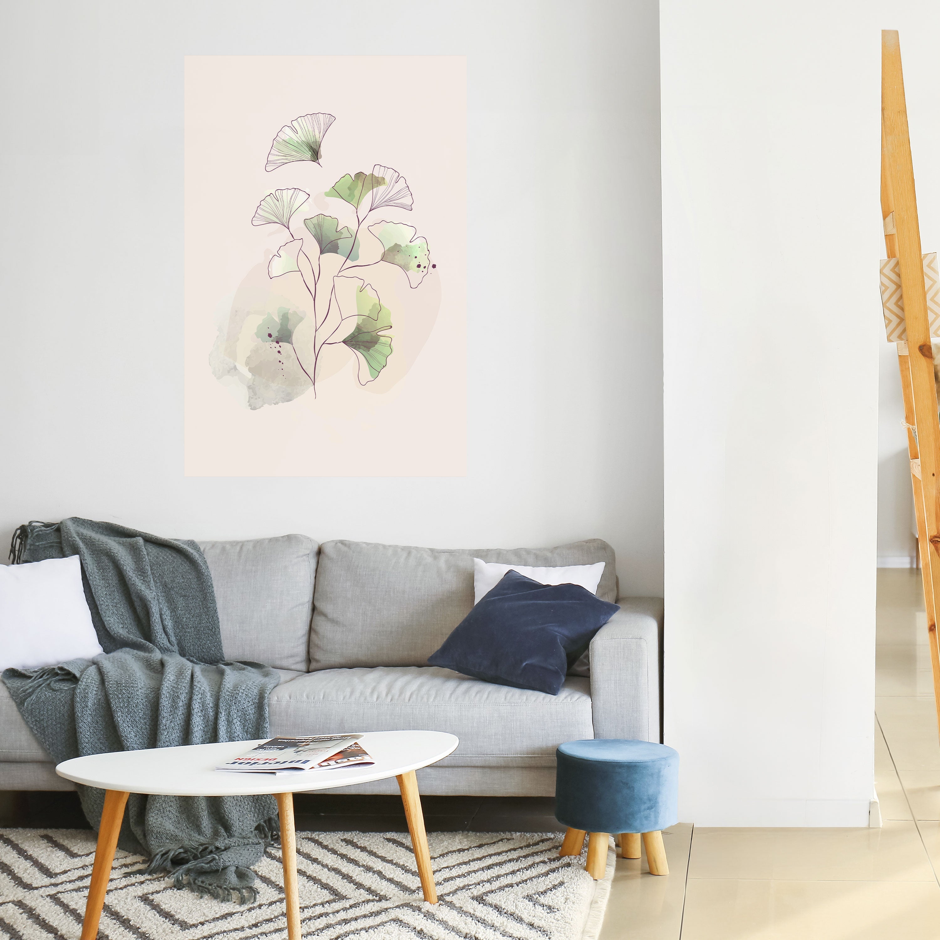 FOLIAGE REVERIE Vertikales Poster zum Abziehen und Aufkleben