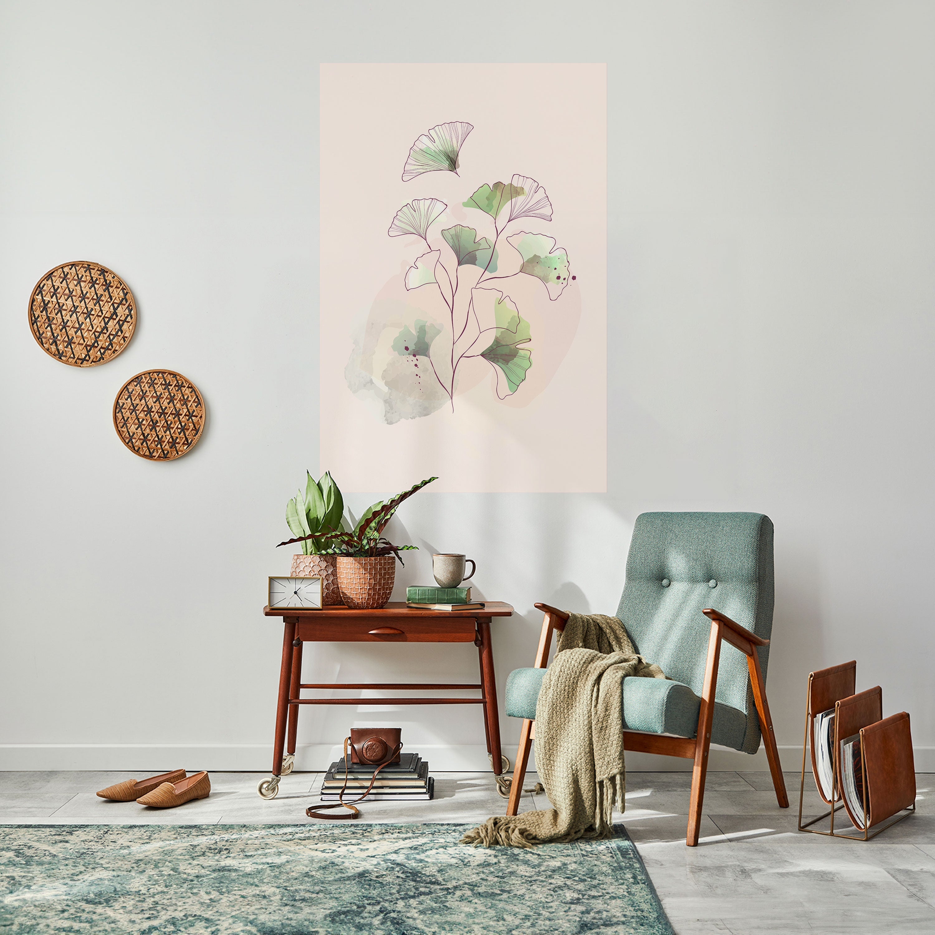 FOLIAGE REVERIE Vertikales Poster zum Abziehen und Aufkleben