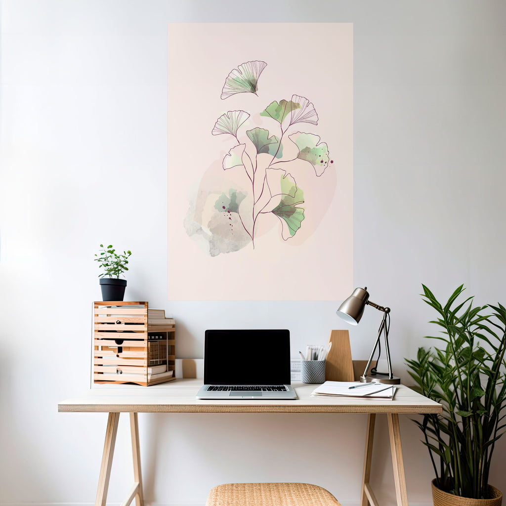 FOLIAGE REVERIE Vertikales Poster zum Abziehen und Aufkleben