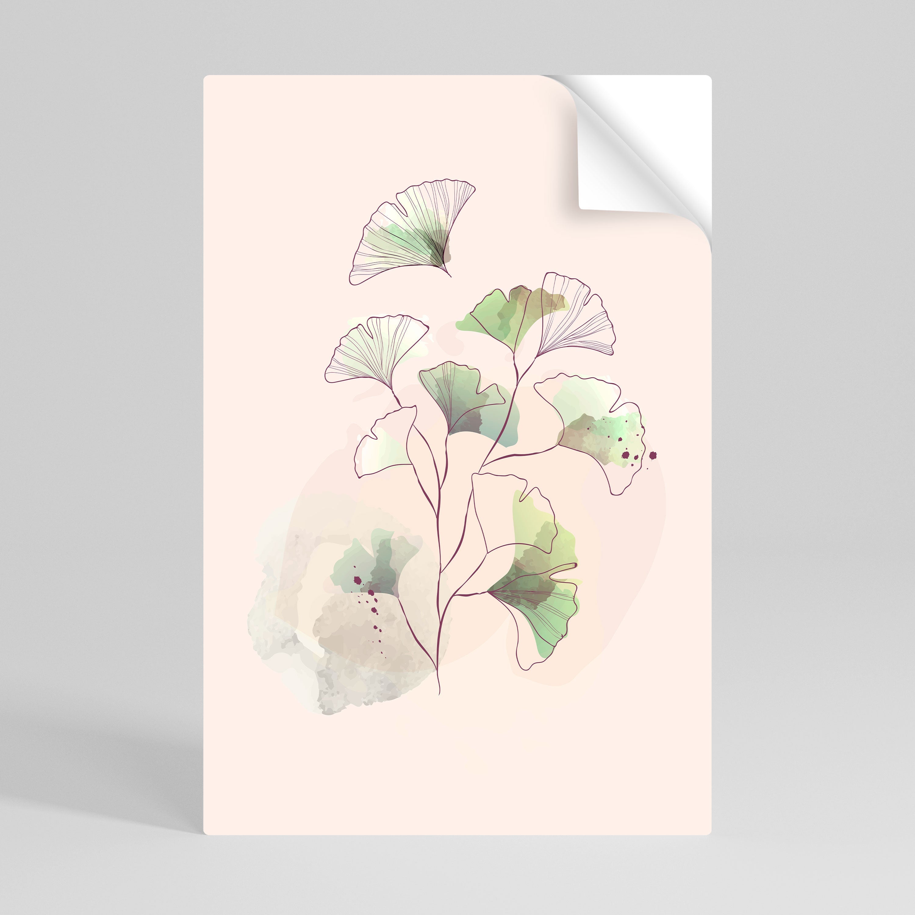 FOLIAGE REVERIE Vertikales Poster zum Abziehen und Aufkleben