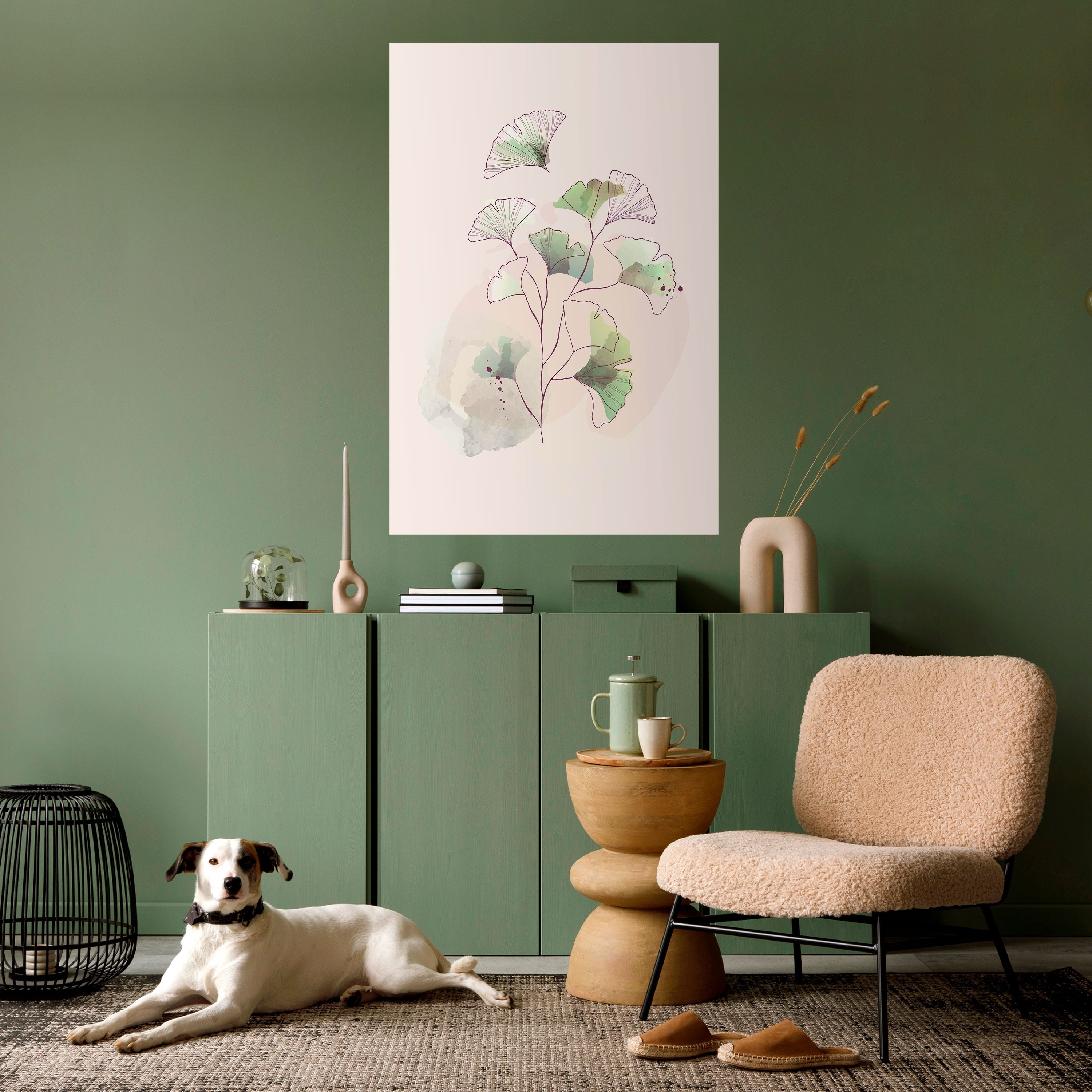 FOLIAGE REVERIE Vertikales Poster zum Abziehen und Aufkleben