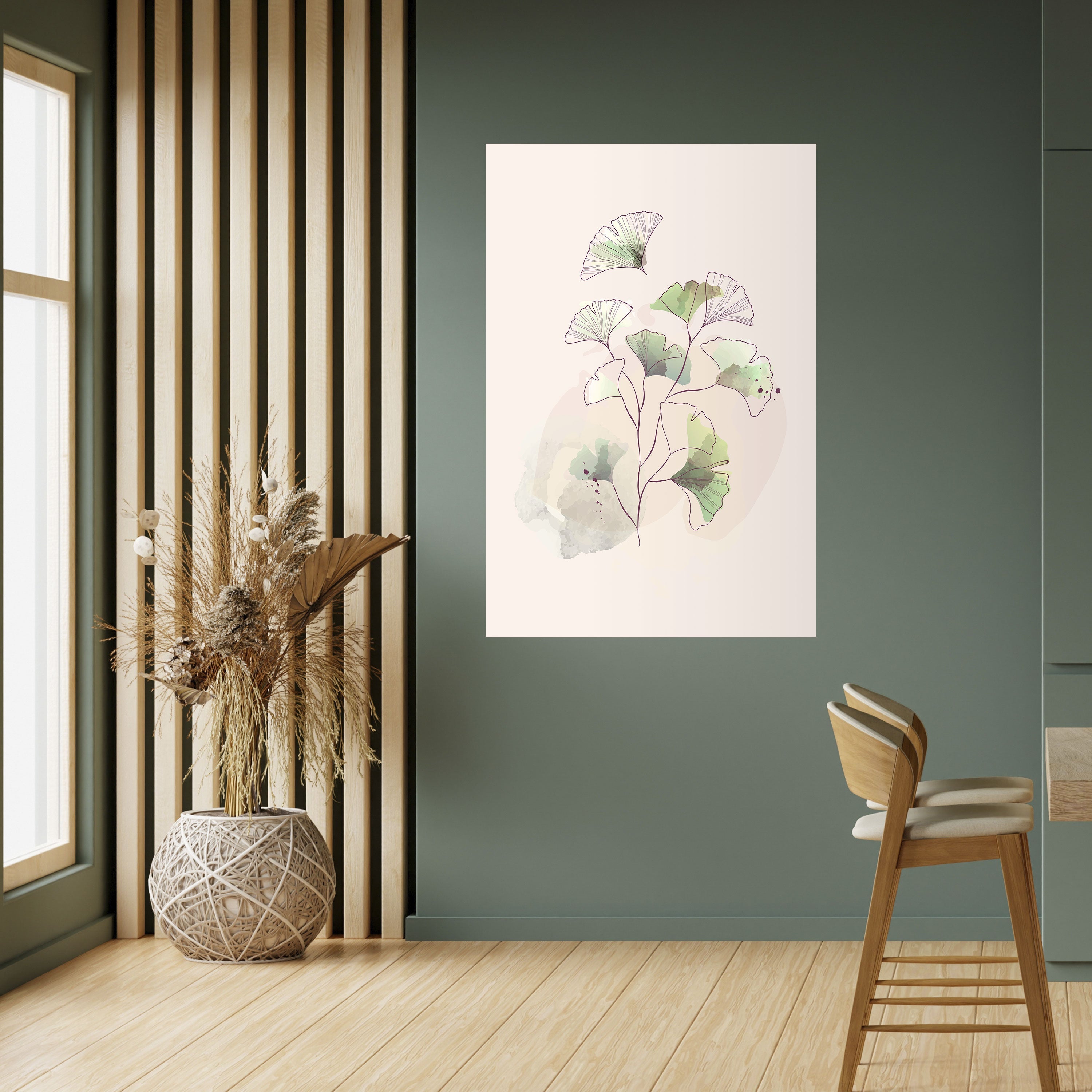 FOLIAGE REVERIE Vertikales Poster zum Abziehen und Aufkleben