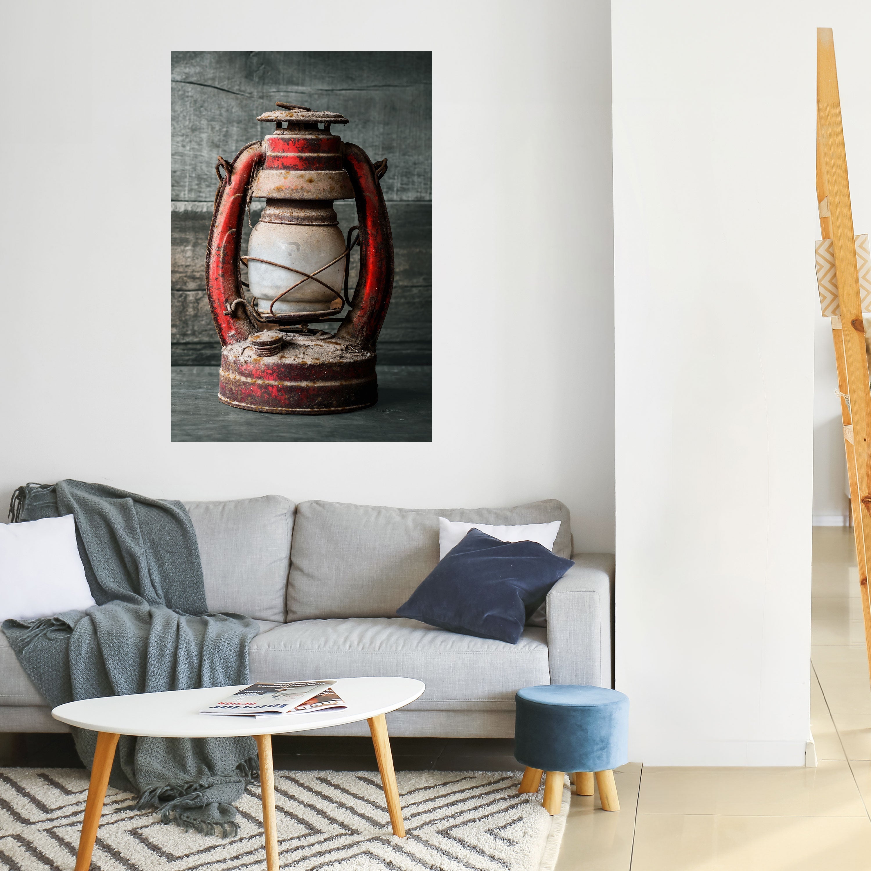 Laterne der Erinnerungen, vertikales Poster zum Abziehen und Aufkleben
