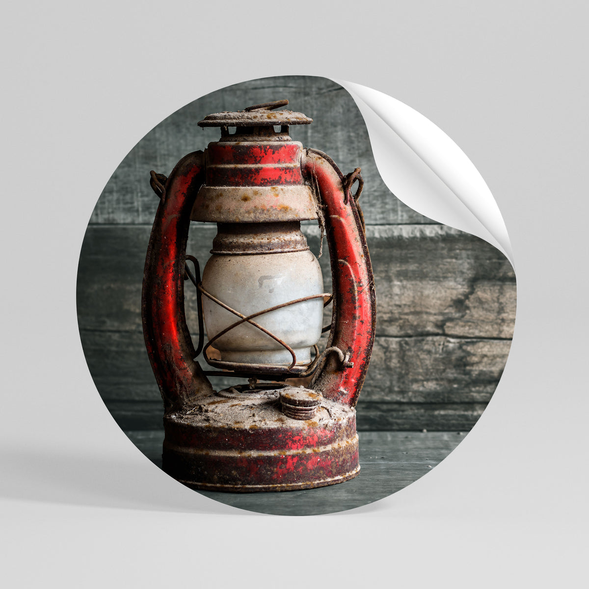 LANTERN OF MEMORIES Runder Wandsticker zum Abziehen und Aufkleben