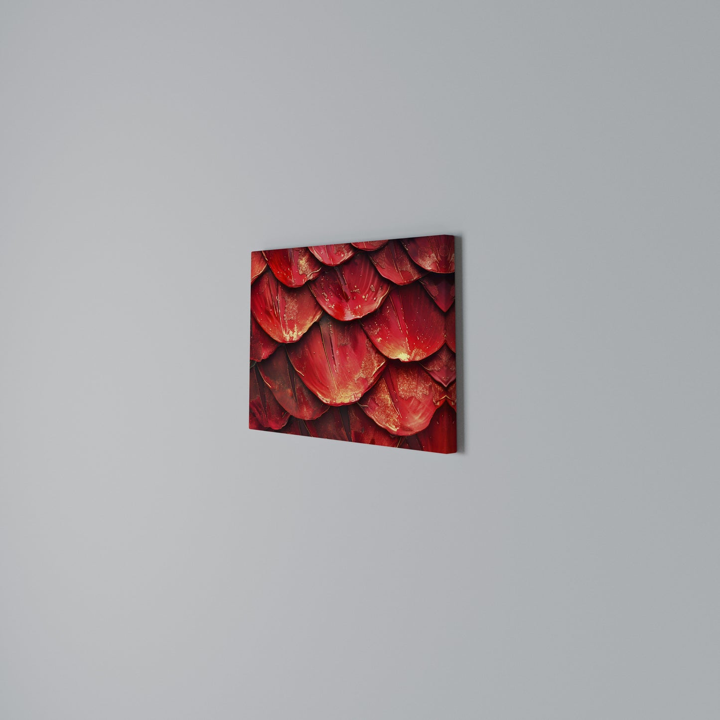 RUBY PETAL DANCE Horizontal Canvas Print