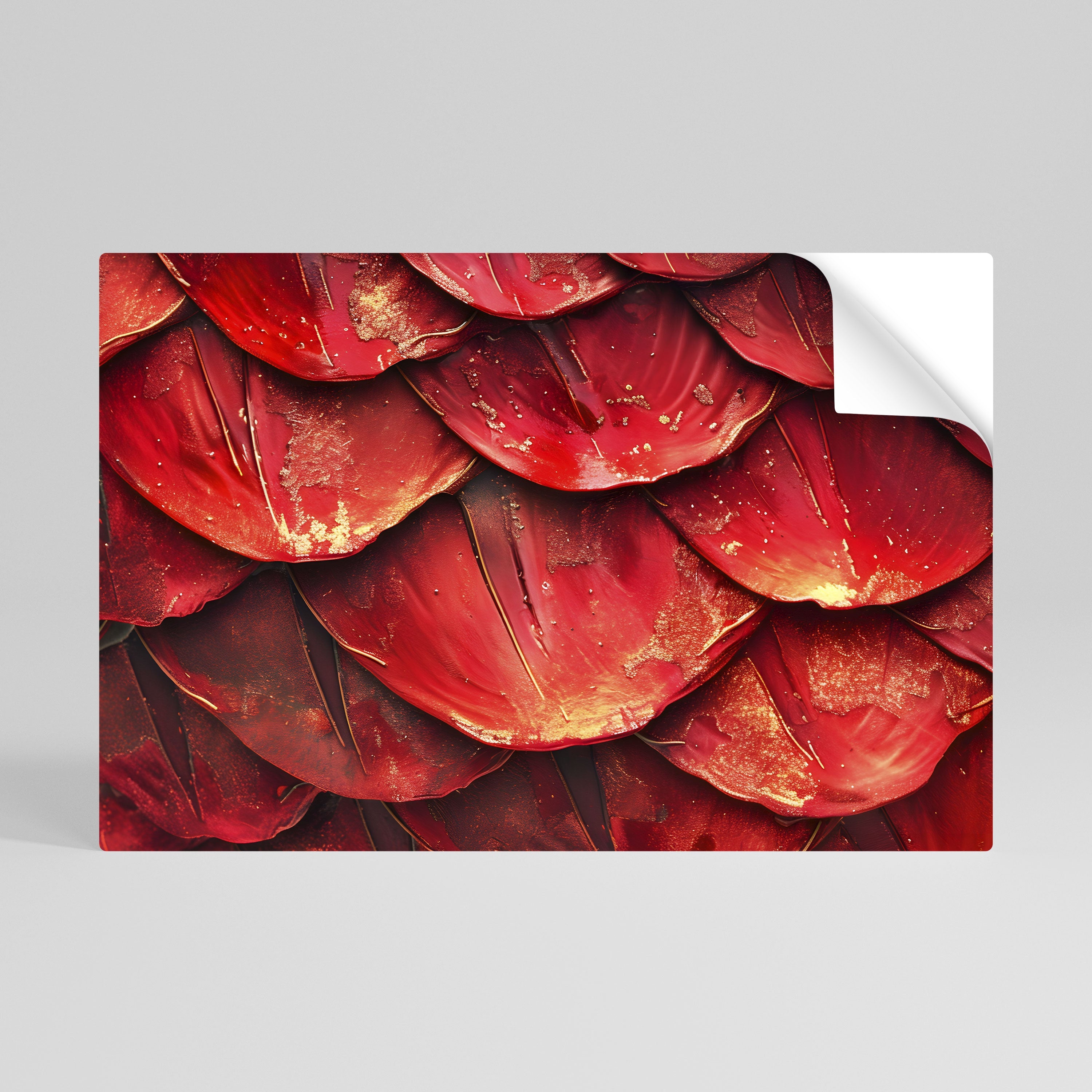 RUBY PETAL DANCE Horizontales Poster zum Abziehen und Aufkleben