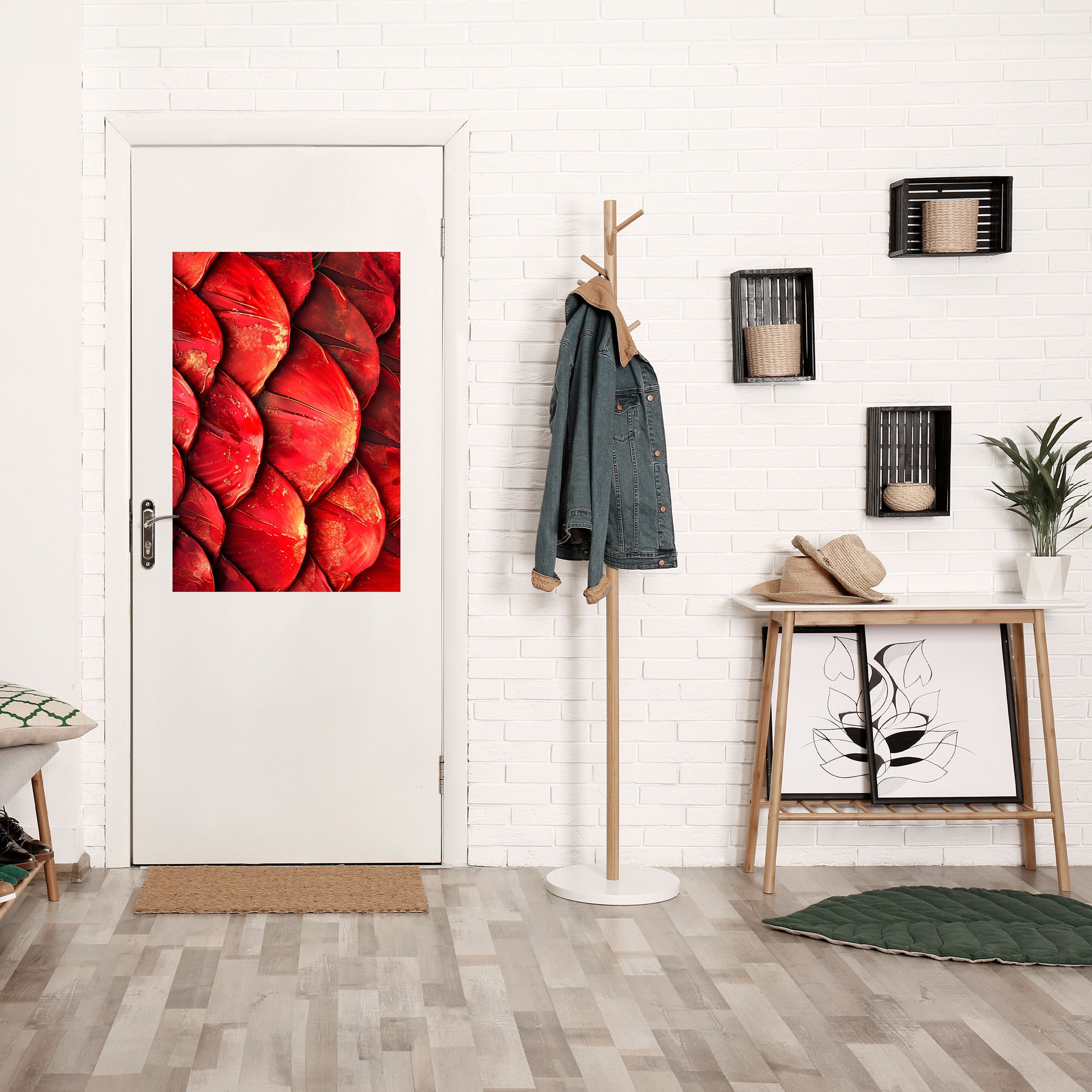 RUBY PETAL DANCE Vertikales Poster zum Abziehen und Aufkleben