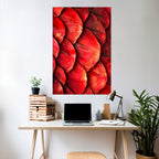 RUBY PETAL DANCE Selbstklebendes Poster - Hochformat