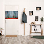 TRANQUIL RED ELEGANCE Selbstklebendes Horizontal-Poster