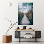 GAZE INTO STILLNESS Selbstklebendes Poster - Hochformat