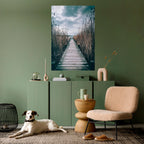 GAZE INTO STILLNESS Selbstklebendes Poster - Hochformat