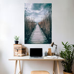 GAZE INTO STILLNESS Selbstklebendes Poster - Hochformat